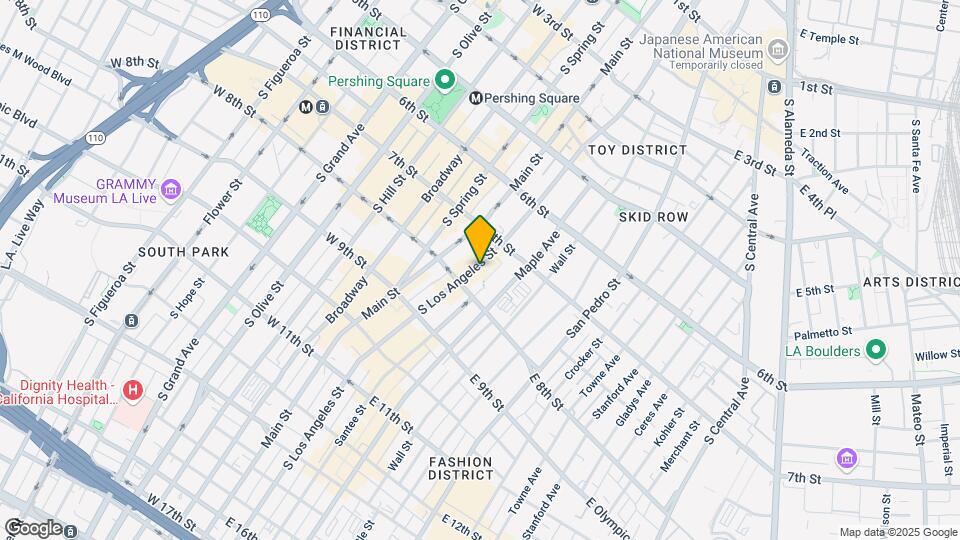 738 Los Angeles St Map and Location Details