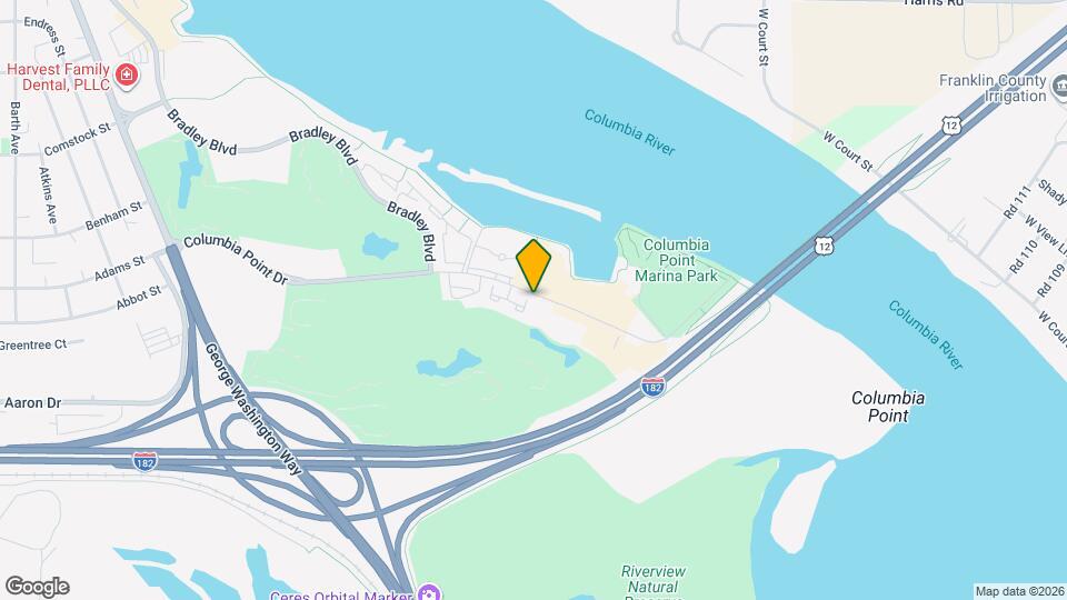 423 Columbia Point Dr Map and Location Details