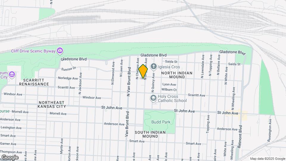 336 N Brighton Ave Map and Location Details