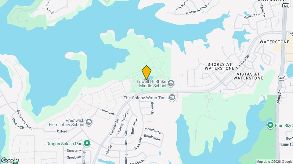 8509 Shoreham Mapa y Detalles de la Ubicación