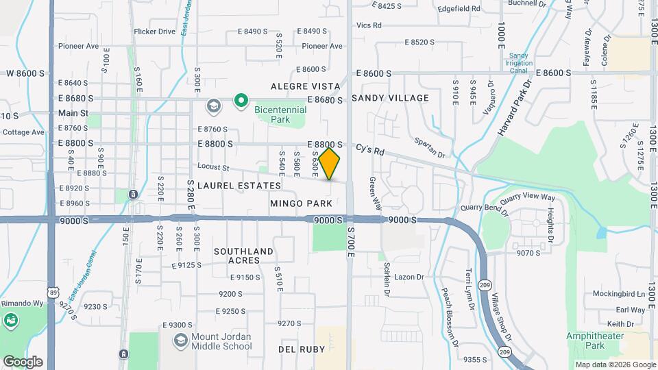 658 Locust St Map and Location Details