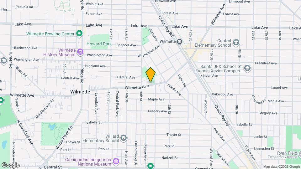 1442 Wilmette Ave, Unit 2 Mapa y Detalles de la Ubicación