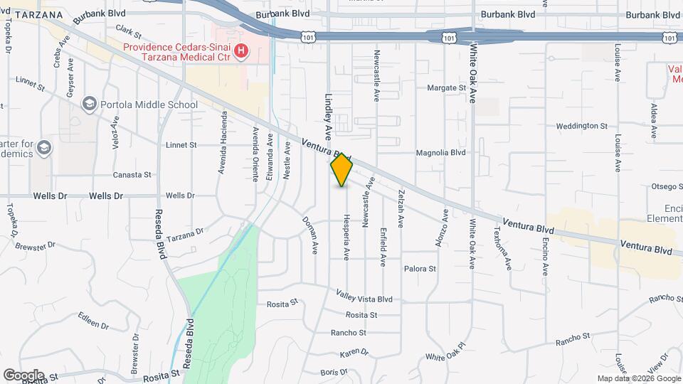 5149 Hesperia Ave, Unit ADU/Studio Map and Location Details