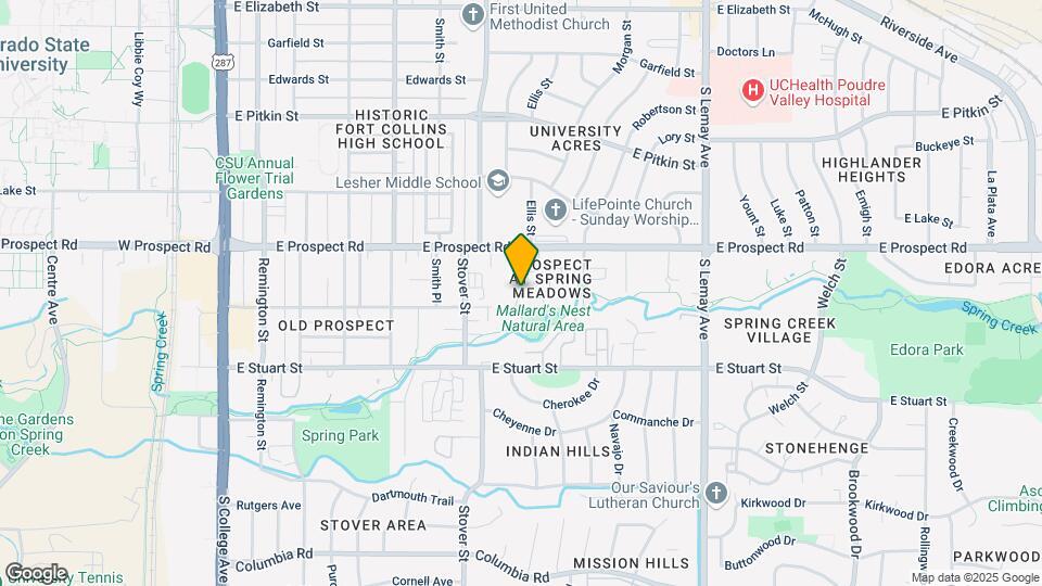 1632 Ukiah Ln Map and Location Details