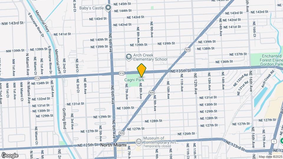 805 NE 134th St, Unit A Map and Location Details