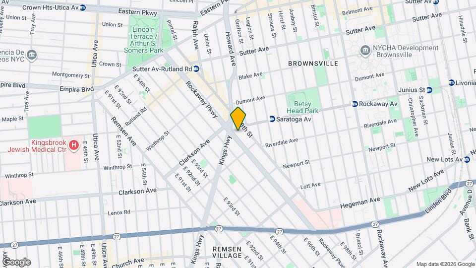 285 Rockaway Pkwy Map and Location Details