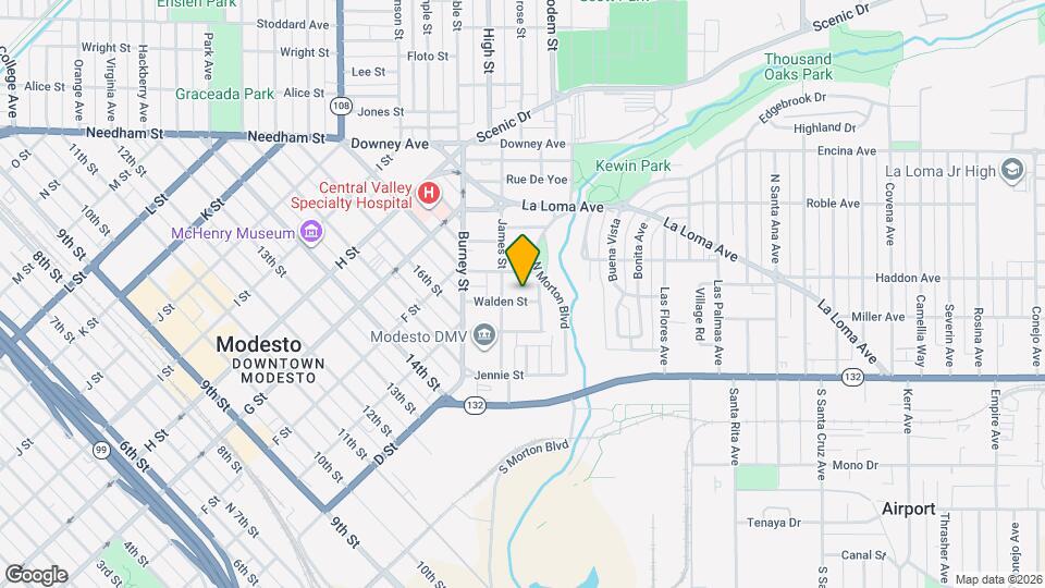 221 Walden St Map and Location Details