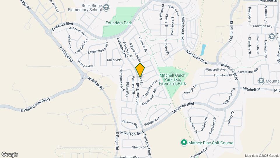 595 S Lindsey St Map and Location Details