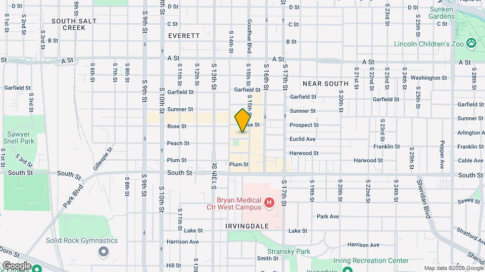 1444 Peach St Map and Location Details