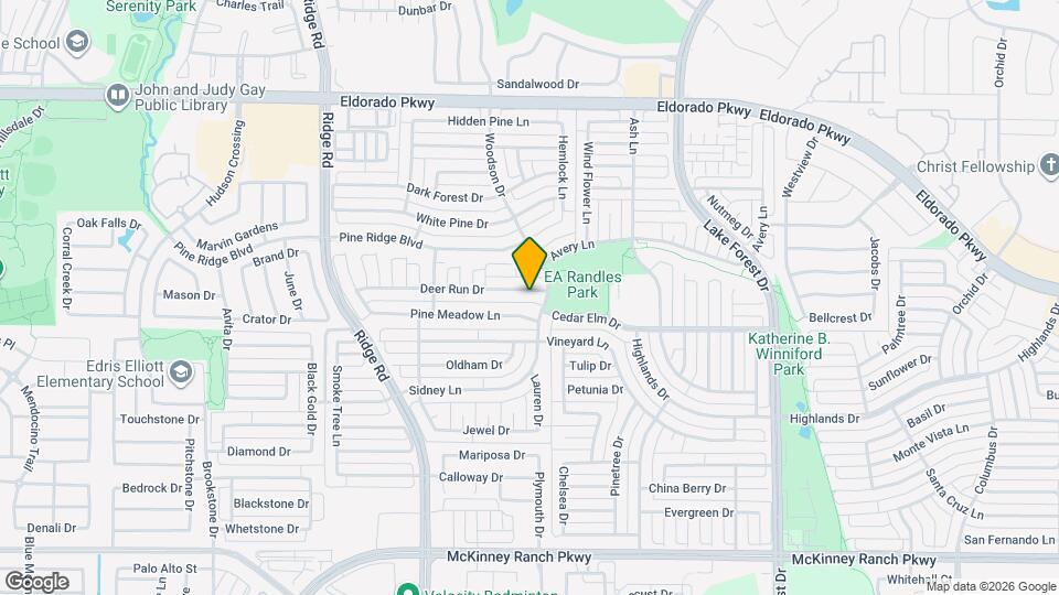 5809 Deer Run Dr Map and Location Details