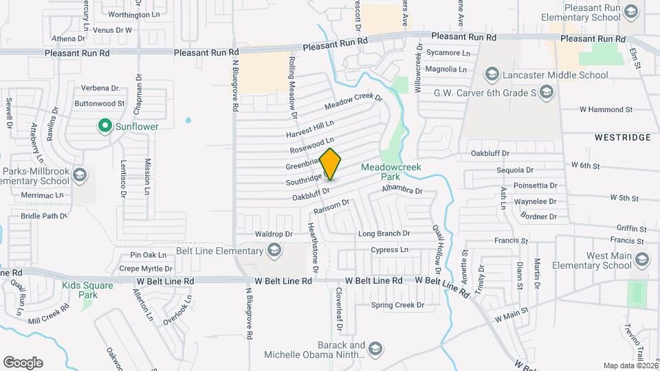 1225 Oakbluff Dr Map and Location Details