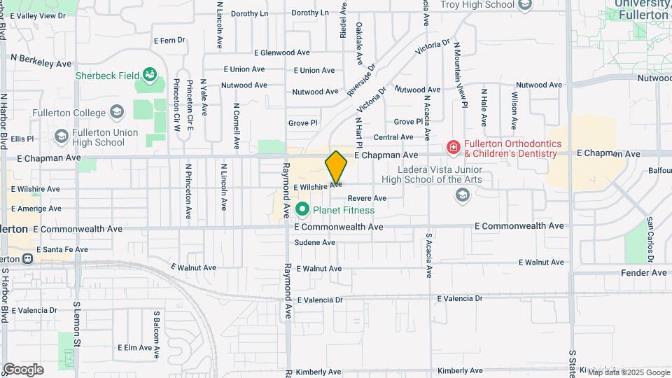 1330-1332 E Wilshire Ave Map and Location Details