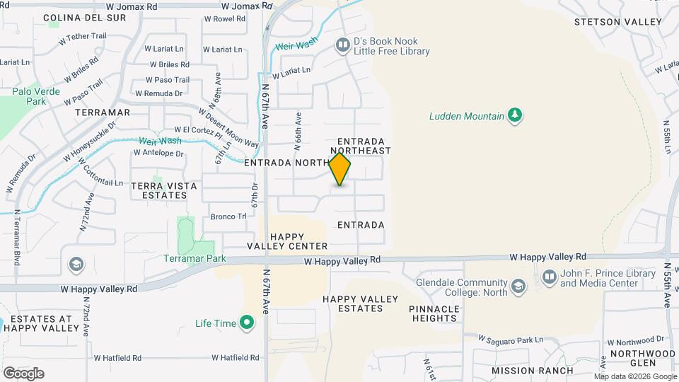 6428 W Saddlehorn Rd Mapa y Detalles de la Ubicación
