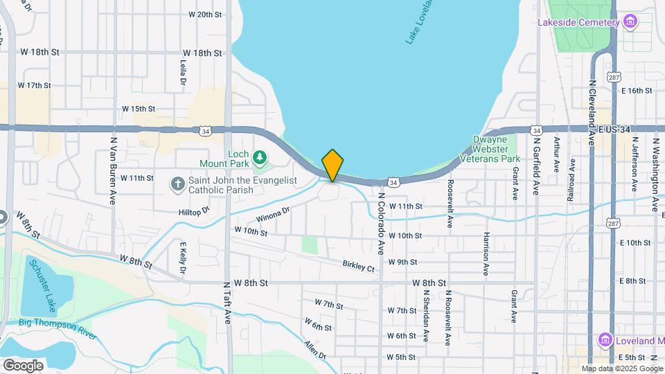 1010 Winona Cir Map and Location Details