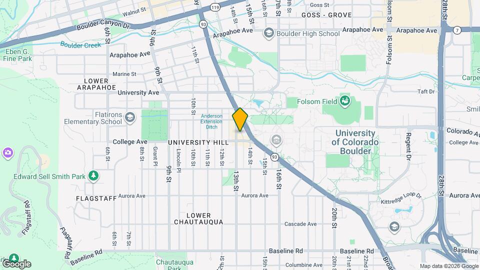 1116 13th St Map and Location Details