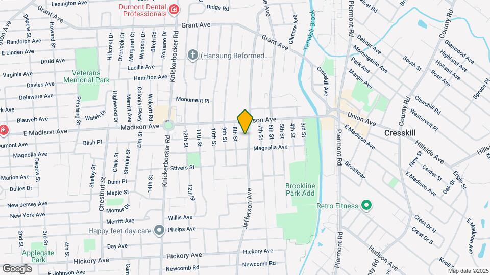 165 Jefferson Ave Map and Location Details