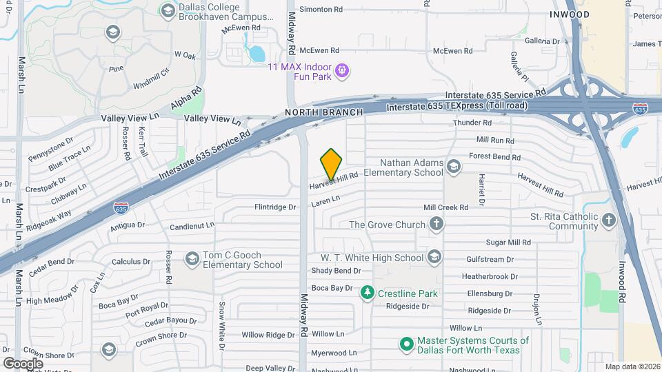 4240 Harvest Hill Rd Mapa y Detalles de la Ubicación