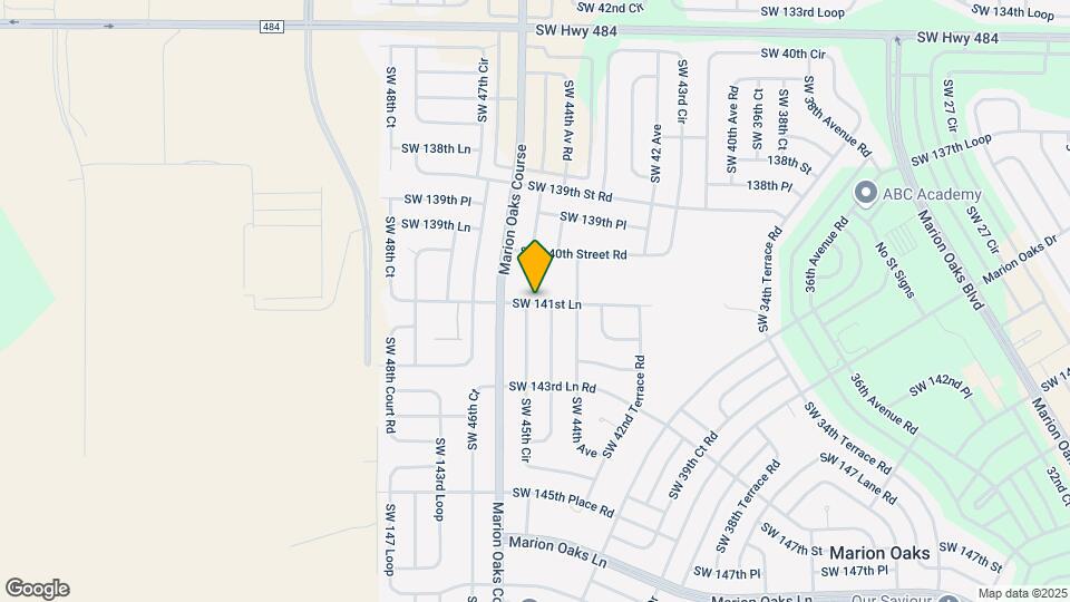 4505 SW 141st Ln Map and Location Details