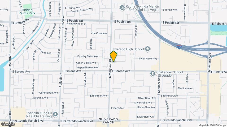 1221 Fragrant Spruce Ave Map and Location Details