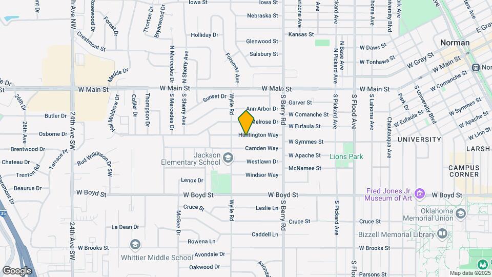 1400 Huntington Way Map and Location Details