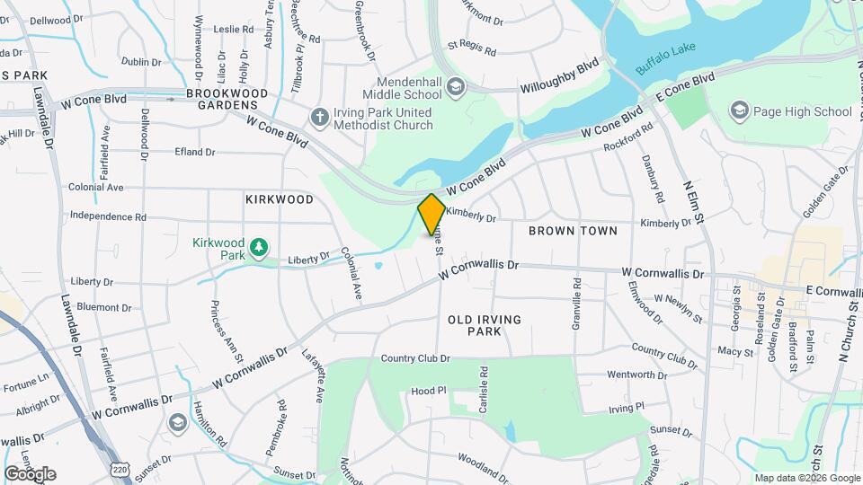 2109 Cleburne St Map and Location Details