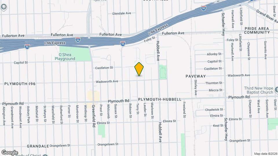 12014 Terry St Map and Location Details