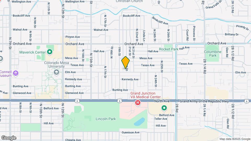 1505 N 20th St, Unit B-1 Map and Location Details