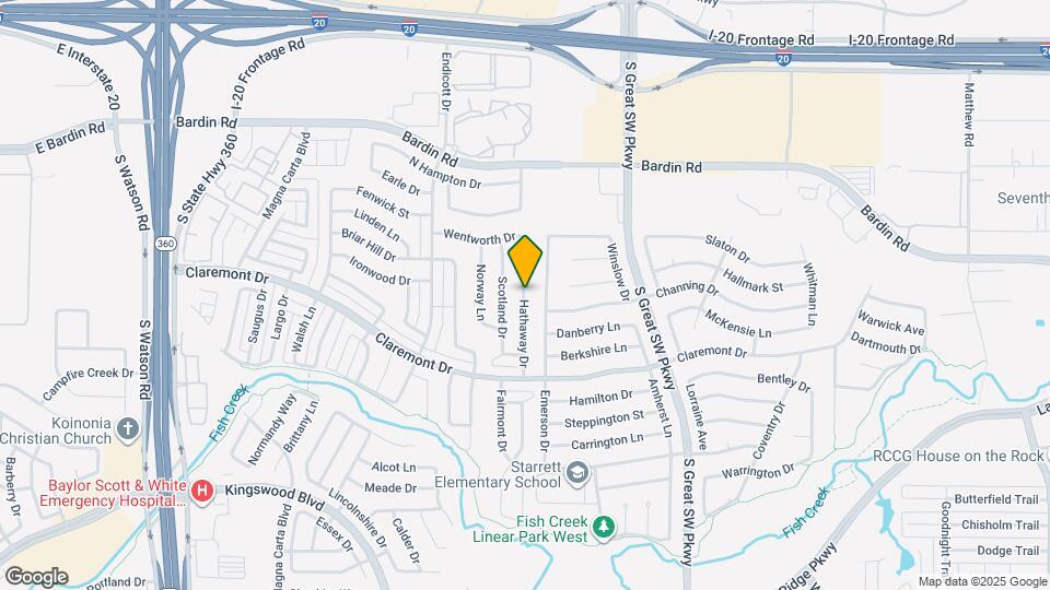 4146 Hathaway Dr Map and Location Details