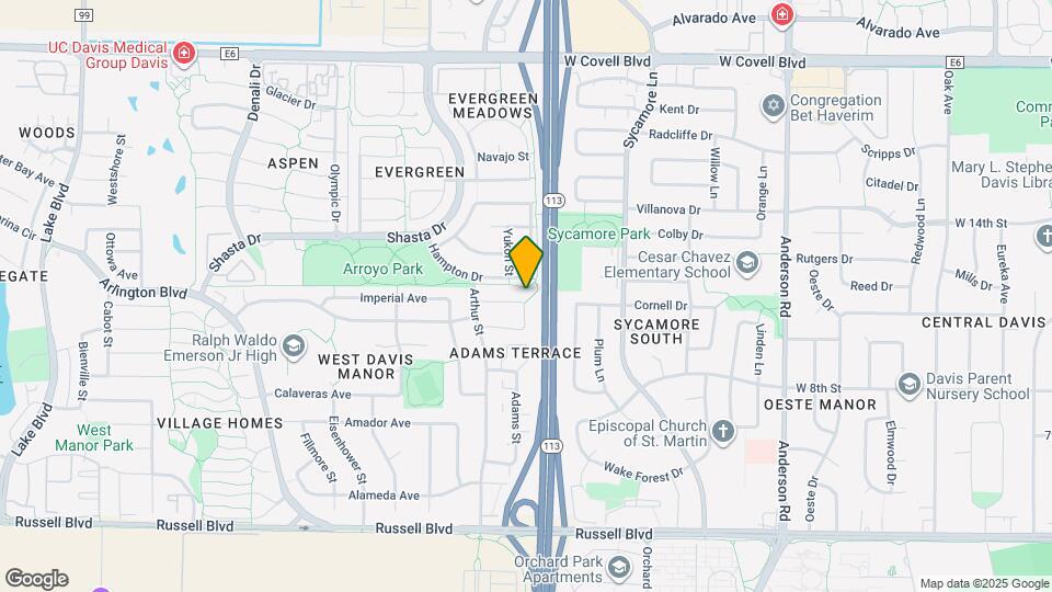 1650 Colusa Ave Mapa y Detalles de la Ubicación