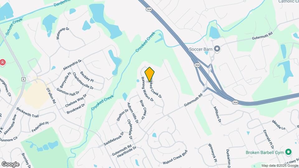 1225 Crooked Creek Dr Map and Location Details