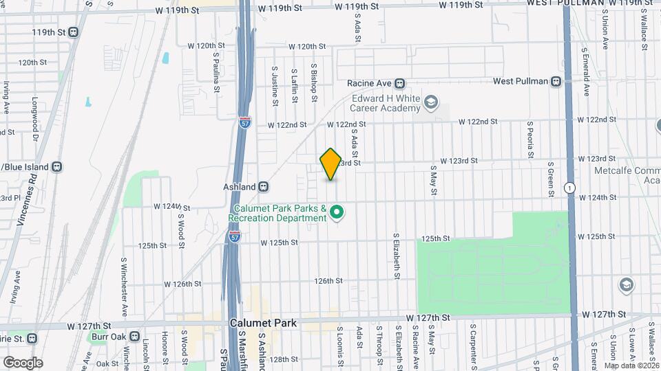 12334 S Loomis St Map and Location Details