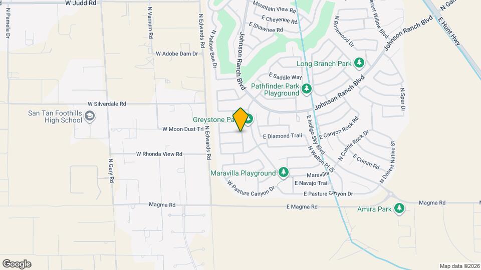 45 W Gold Dust Way Map and Location Details