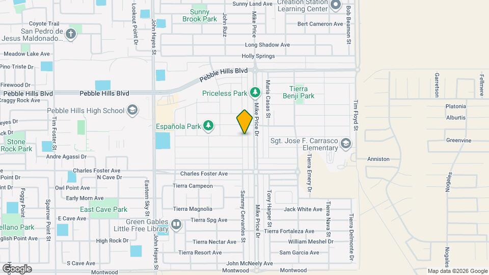 2712 Sammy Cervantes St Map and Location Details