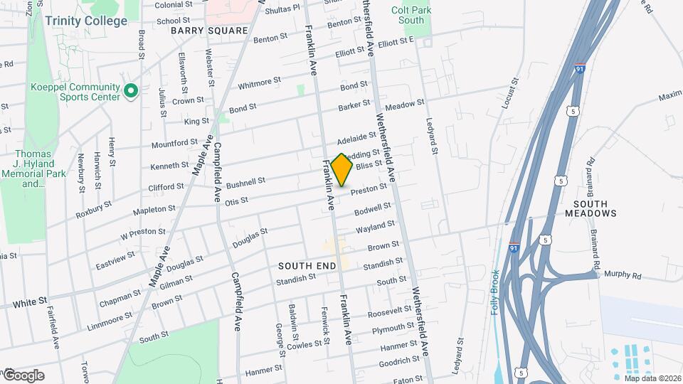 66 Preston St, Unit Second Floor Map and Location Details