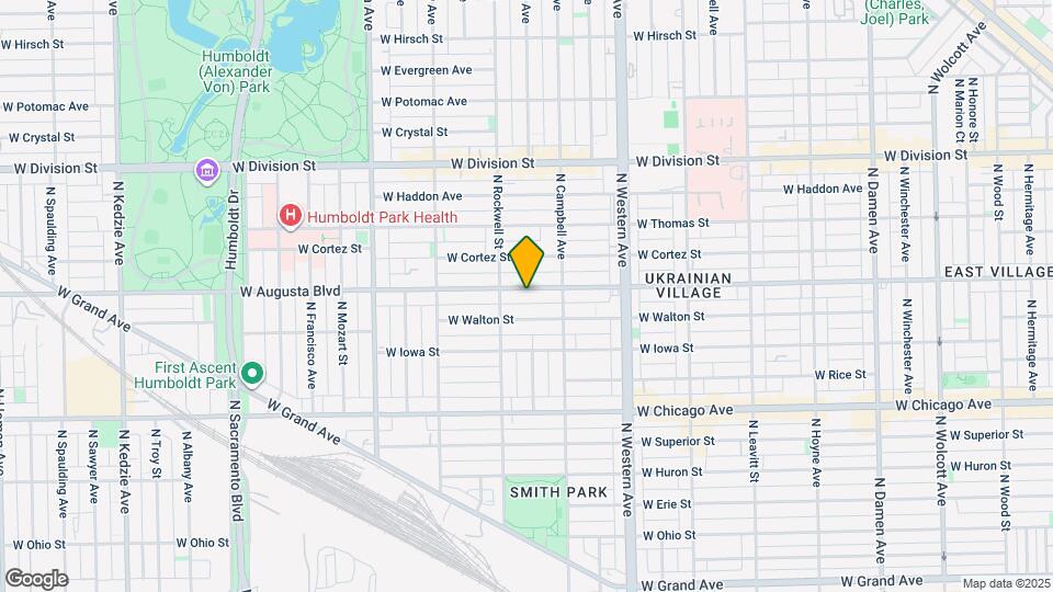 2533 W Augusta Blvd Map and Location Details