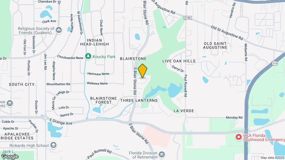 1445 Willow Bend Way Map and Location Details