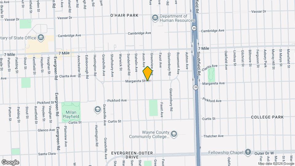 18631 Margareta St Map and Location Details