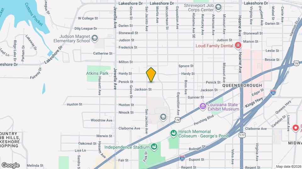 3445 Penick St Map and Location Details