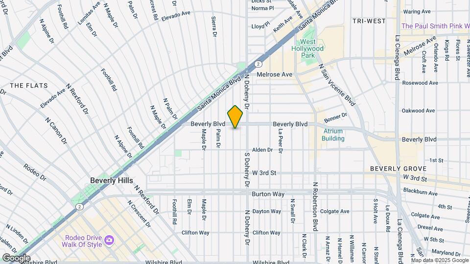 416 N Oakhurst Dr Mapa y Detalles de la Ubicación