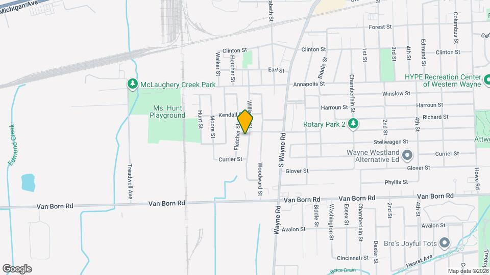 5222 Williams St Map and Location Details