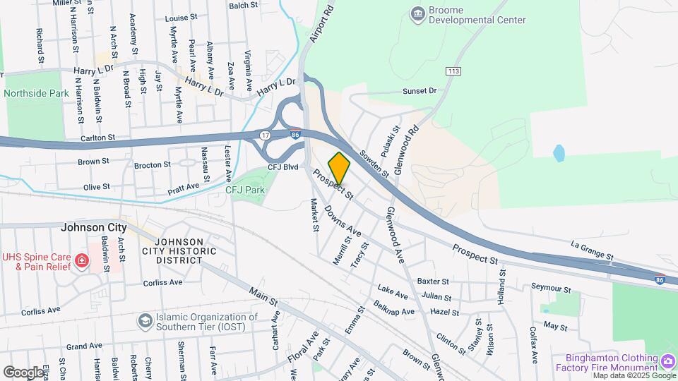 375 Prospect St Map and Location Details