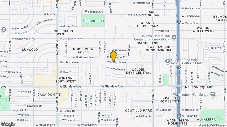 3019 West Myrtle Ave Map and Location Details