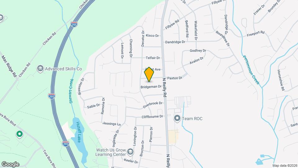 7526 Bridgeman Dr Map and Location Details