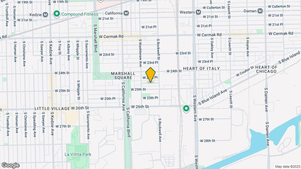 2629 W Luther St Map and Location Details