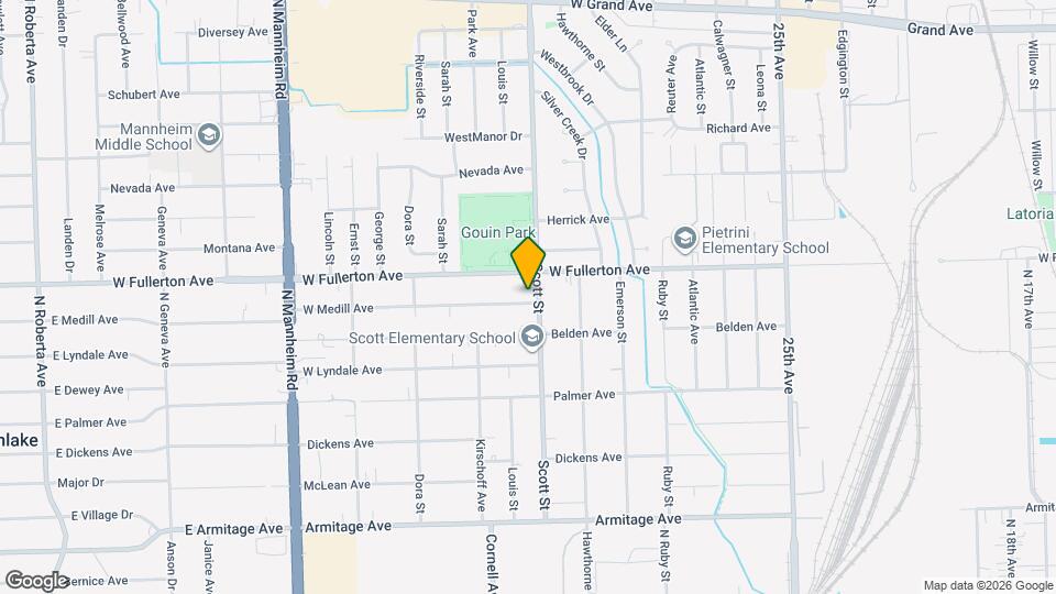 10008 W Medill Ave Map and Location Details