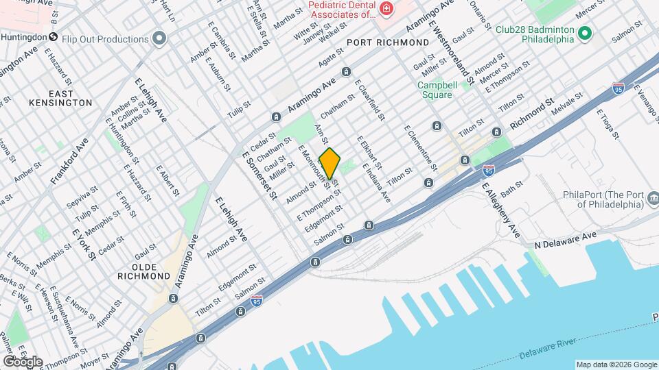 2621 E Monmouth St Map and Location Details