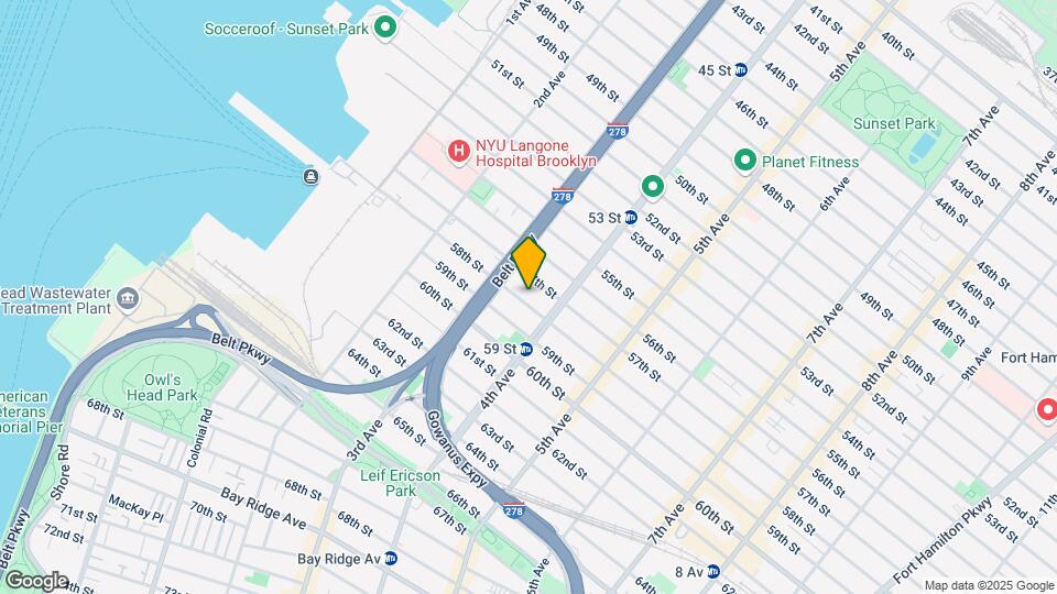 347 58th St Map and Location Details