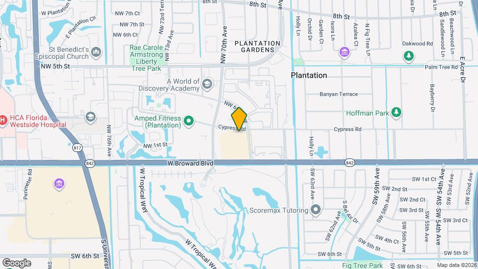 6900 Cypress Rd, Unit 290 Mapa y Detalles de la Ubicación