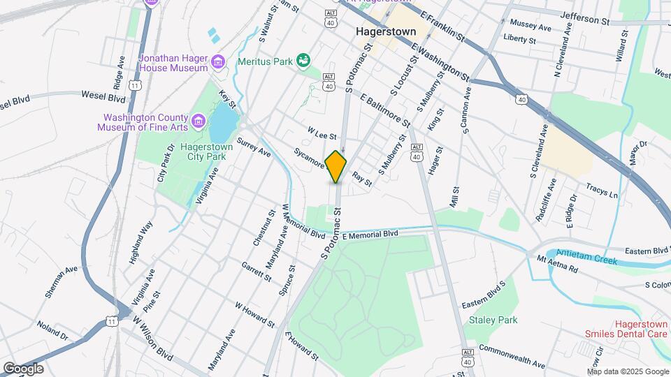 419 S Potomac St Map and Location Details
