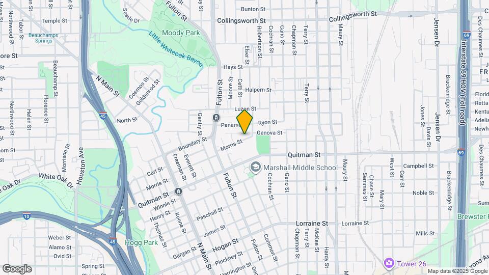 1231 Morris St Map and Location Details